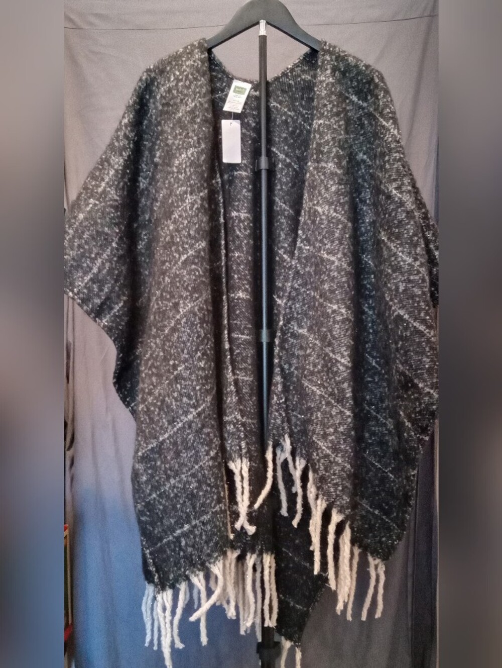 Woolrich Cozy Sweater Kimono Open Front One Size NWT